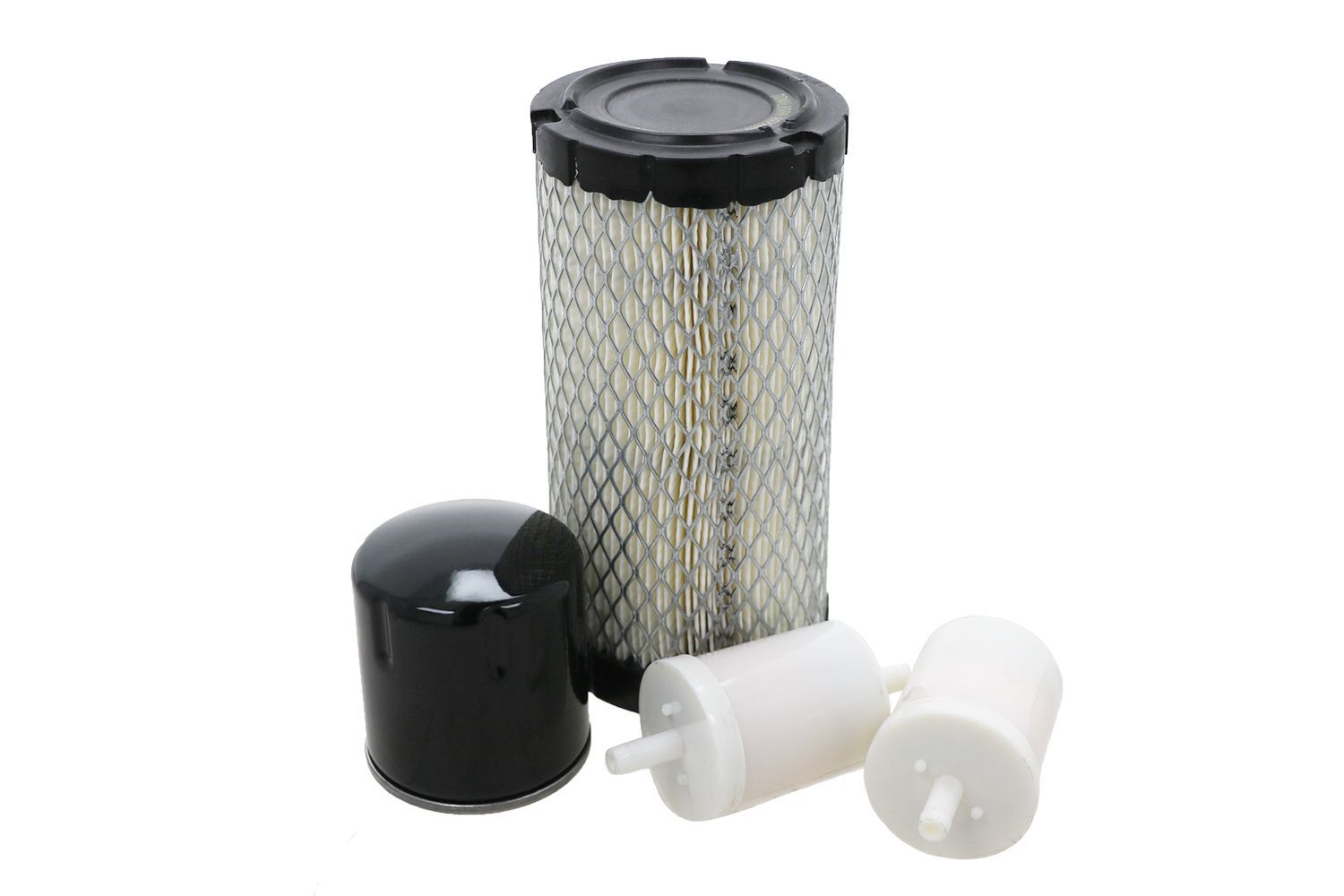 Ensemble de filtres Kubota BX22, BX23, BX24, BX25, BX1500, BX1800, BX1830, BX1850, BX1860, BX1870, BX1880, BX2230, BX2350, BX2360, BX2370, BX2380, BX2660, BX2670, GR2100, GR2110, GR2120, ZD18, ZD21, ZD28,