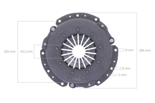 Kit d'embrayage Hinomoto E322, E324, N249, N279 – Image 2