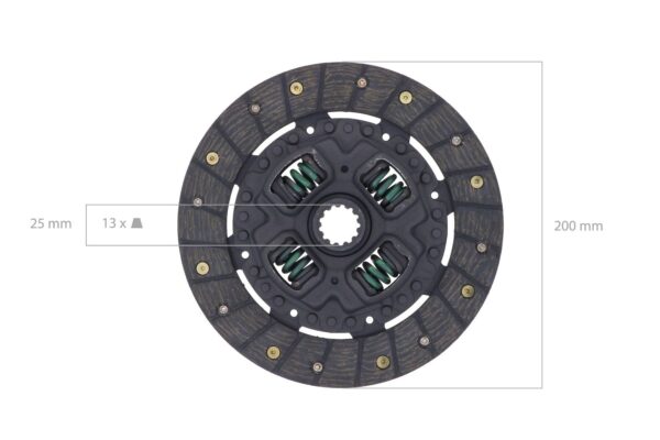Kit d'embrayage Iseki, Landhope, TU180, TU185, TU200, TU205, TE3210, TL1900, TL1901, TU, TS, 3025 – Image 5