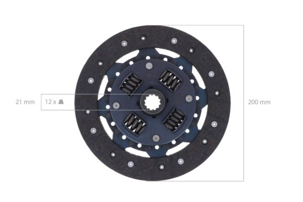 Kit d'embrayage Mitsubishi MT1801, MT2001, MT2201, MTE2000, MT210, MT250 – Image 5