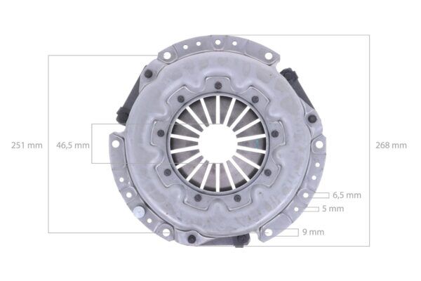 Kit d'embrayage Yanmar YM336, YM2610, YM2620, YM2820, YM3110, YM3220, YM3810, F255, F265, FX26, FX28, FX32, FX255, FX265, – Image 2