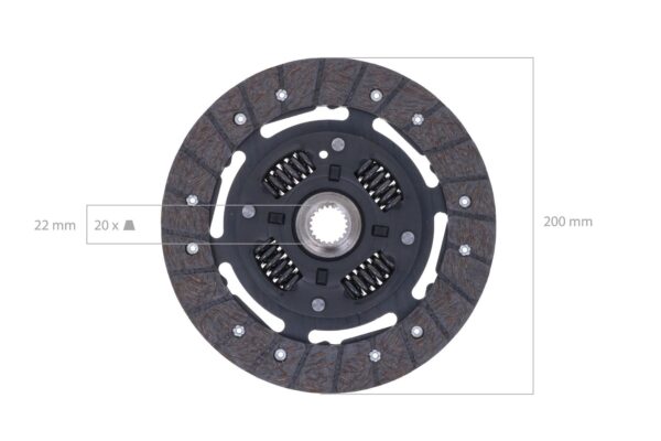 Kit d'embrayage Yanmar, YM195, YM220, YM226, YM240, YM250, YM276, YM1500, YM1600, YM1700, YMG1800, YM1810, YM1900, YM2000, YMG2000, YM2001, YM2010, YM2210, YM2210B, YM2301, YM2310M – Image 6