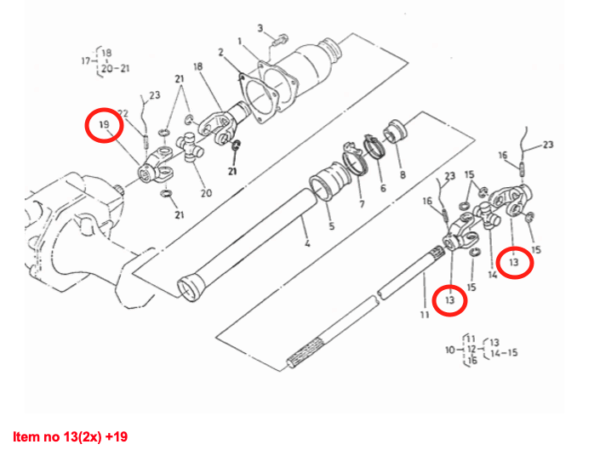 Fourche 4WD Kubota Bulltra, B-, F-, G-Types, Zen Noh ZB-Types, – Image 2