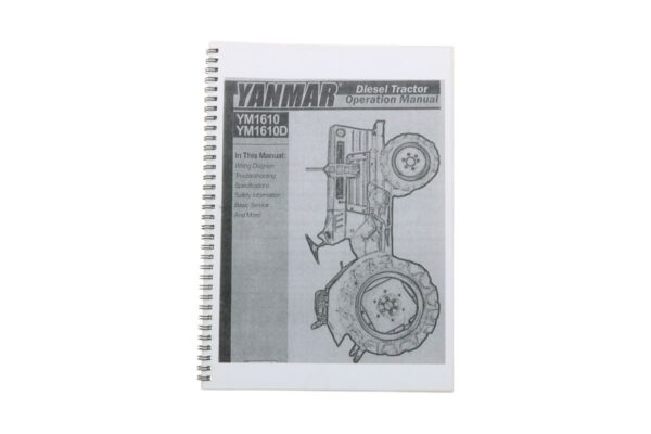 Notice d'emploi Yanmar YM1610 (anglais)