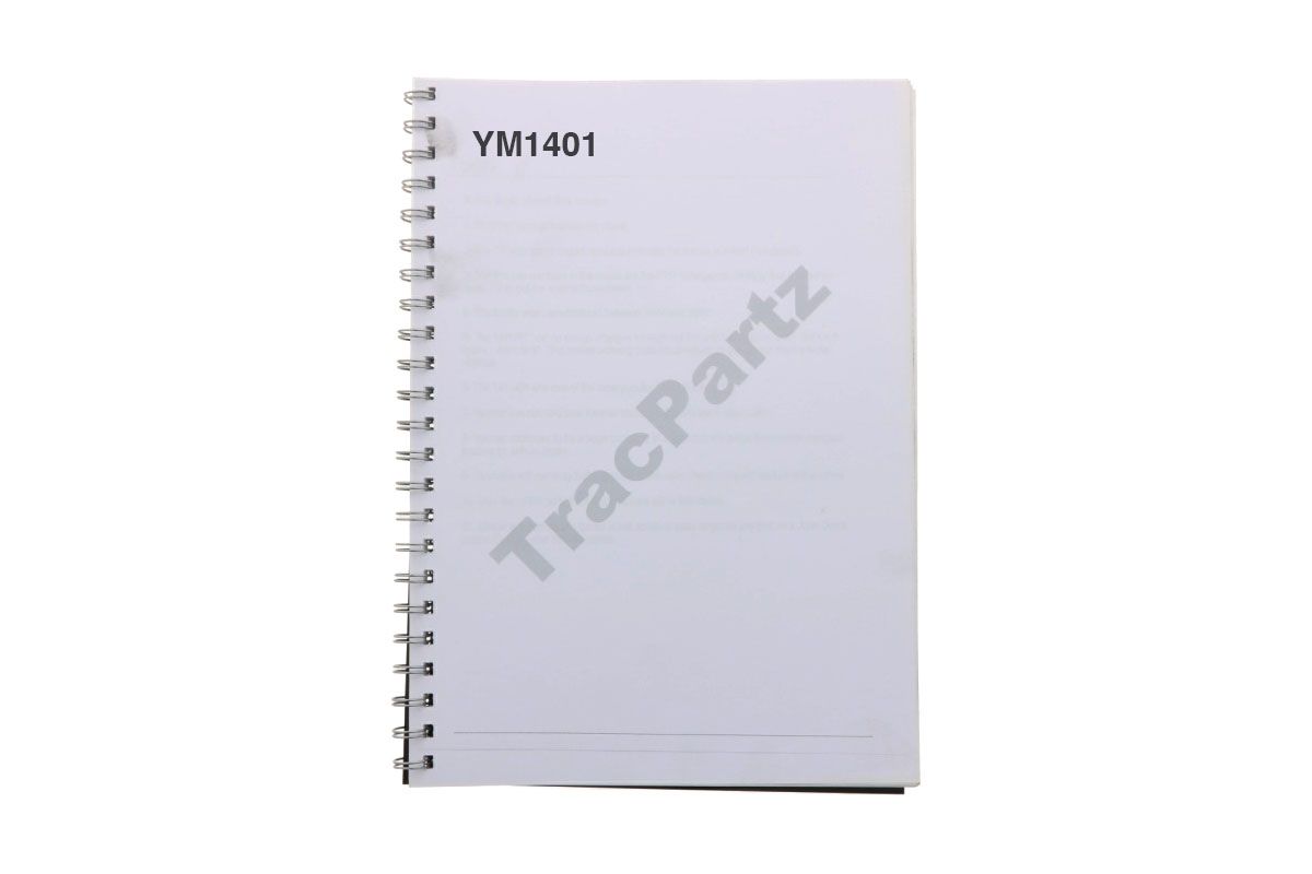 Notice d'emploi Yanmar YM1401 (anglais)
