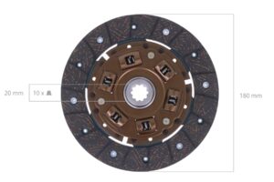 Disque embrayage Yanmar série YM, F, FX, Hinomoto, Case IH, Massey Ferguson, Mitsubishi, Satoh,