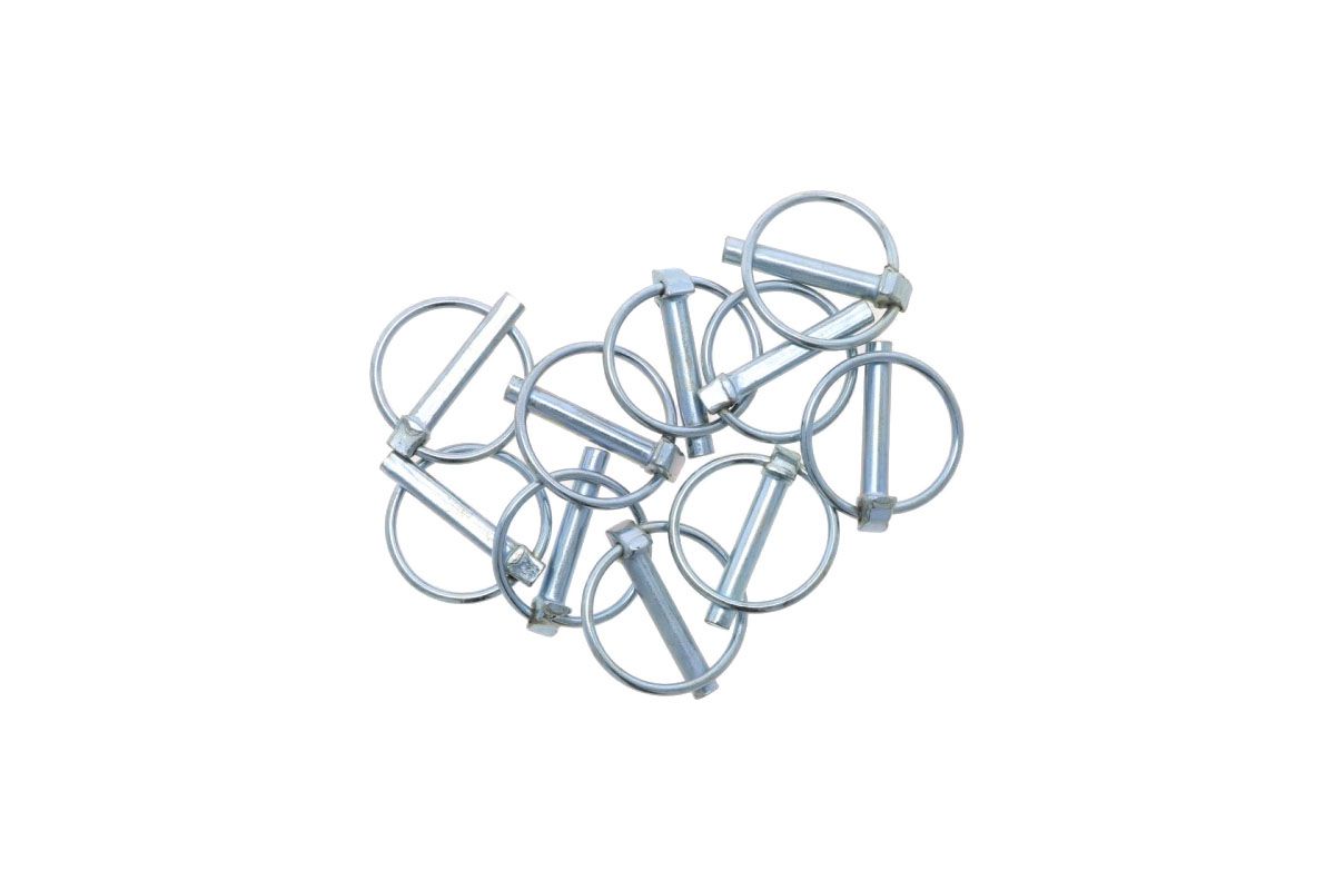 Jeu de 10 goupilles clip 8mm