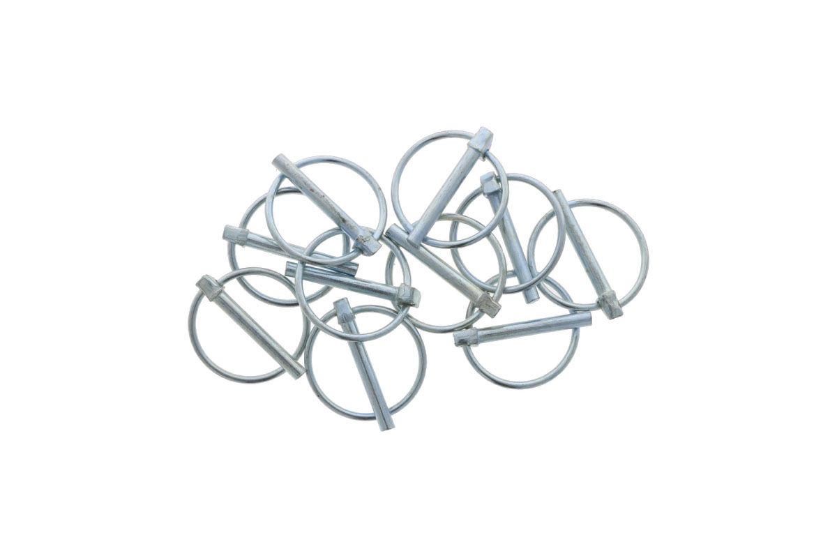 Jeu de 10 Goupilles clip 6mm