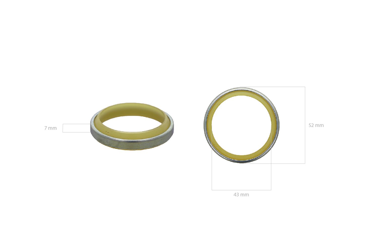 à poussée axiale douille de bague d'étanchéité Kubota B-Types, Zen Noh ZB-Types,
