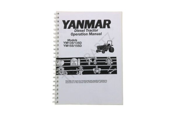 Yanmar YM135, YM155 Catalogue de pièces avec dessins technique