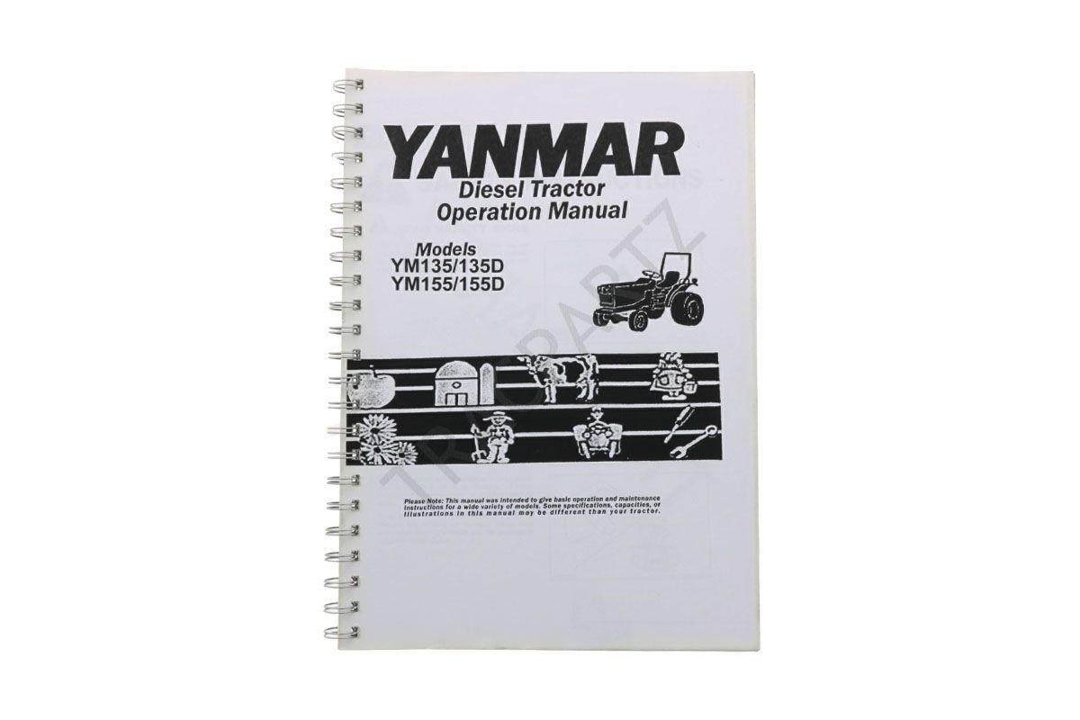 Yanmar YM135, YM155 Catalogue de pièces avec dessins technique