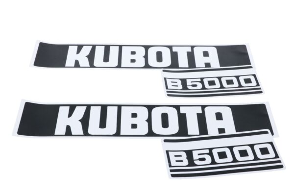 Autocollants pour capot Kubota B5000