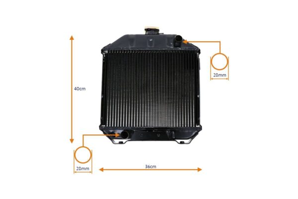 Radiateur Yanmar YM195, YM240, YM1700 (rouge), YM2000 (rouge) – Image 4