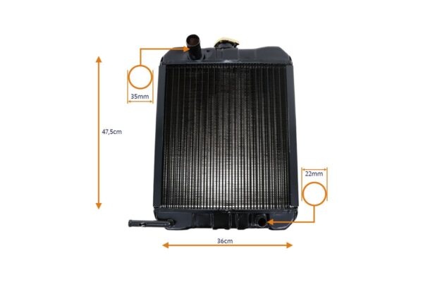 Radiateur Iseki TL1900, TL2100, TL2300, TL2500, TL2700, TE4270, TE4350 – Image 4