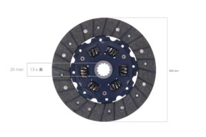 Disque embrayage Iseki TF, TL, TS, TU, Hinomoto, Massey Ferguson, Bolens, Yanmar, Shibaura, White,