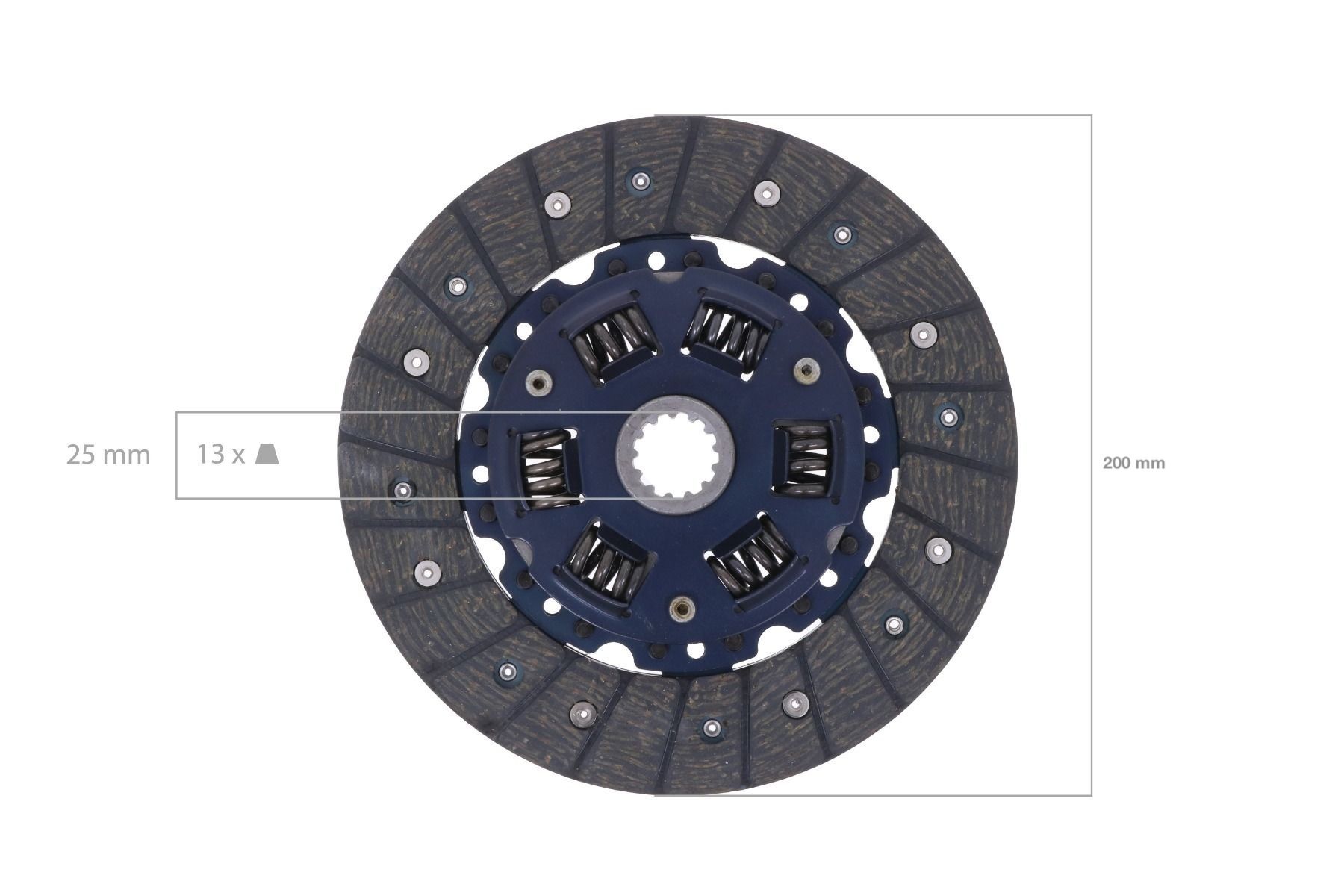 Disque embrayage Iseki TF, TL, TS, TU, Hinomoto, Massey Ferguson, Bolens, Yanmar, Shibaura, White,