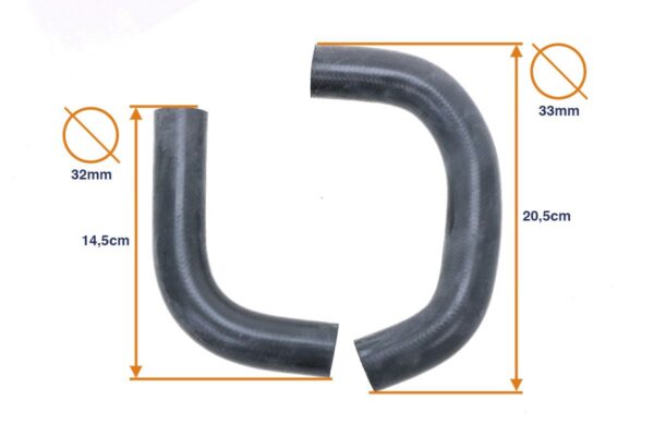 Durite d'eau set Kubota B1600, B7200, B9200 – Image 2