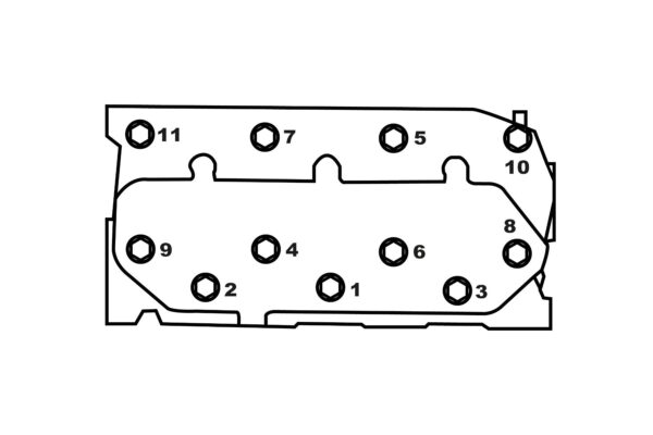 Joint de culasse Mitsubishi L3E, L3E2, MVL3E, Captain, Startrac, Etc., – Image 3