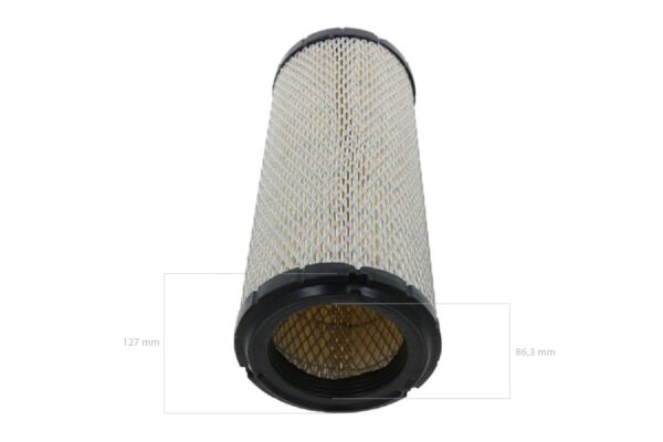 Filtre à air Kubota GM, KC, KL, KX, L, M, MX, R, U, Yanmar, AF, B, C, CT, EF, EG, EX, F, G, LX, U, VIO, Mitsubishi, Komatsu, Bobcat, Kioti – Image 2