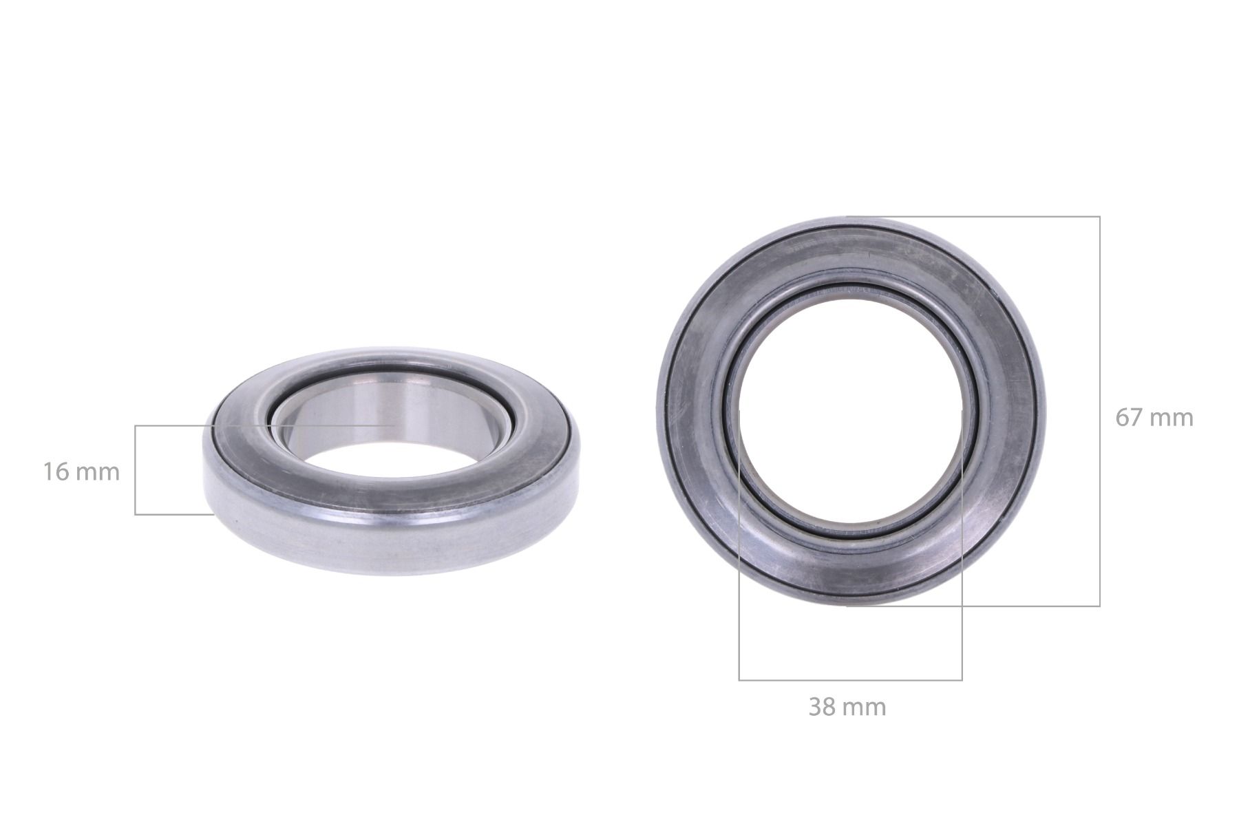 Butée de plateau de pression Shibaura, Iseki, Ford, Suzue, 67x38x16