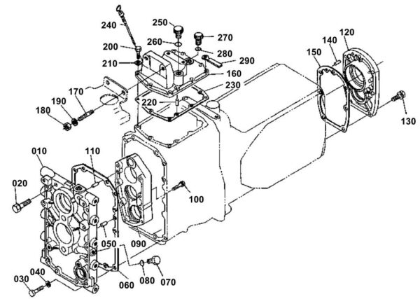 Joint de couvercle de carter de transmission Kubota – Image 2