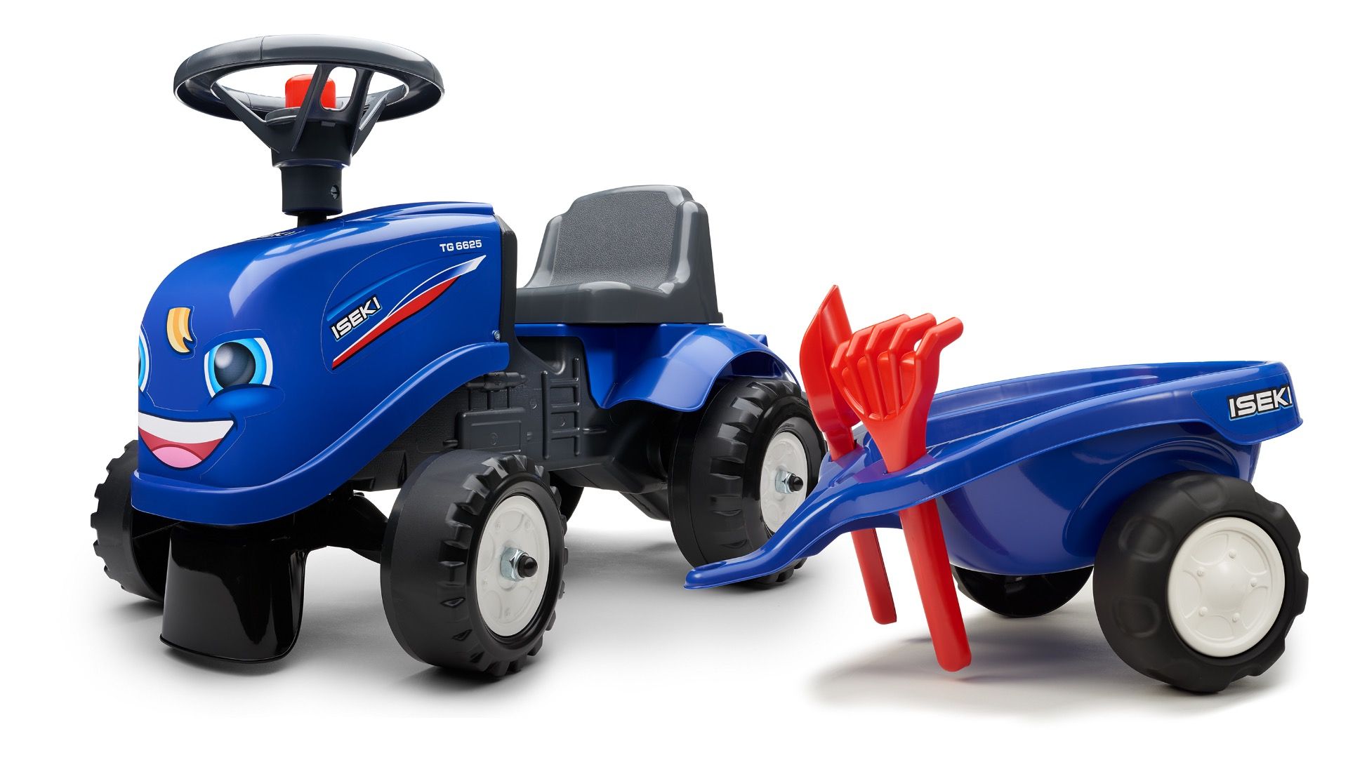 Iseki Porteur tracteur avec remorque et outils