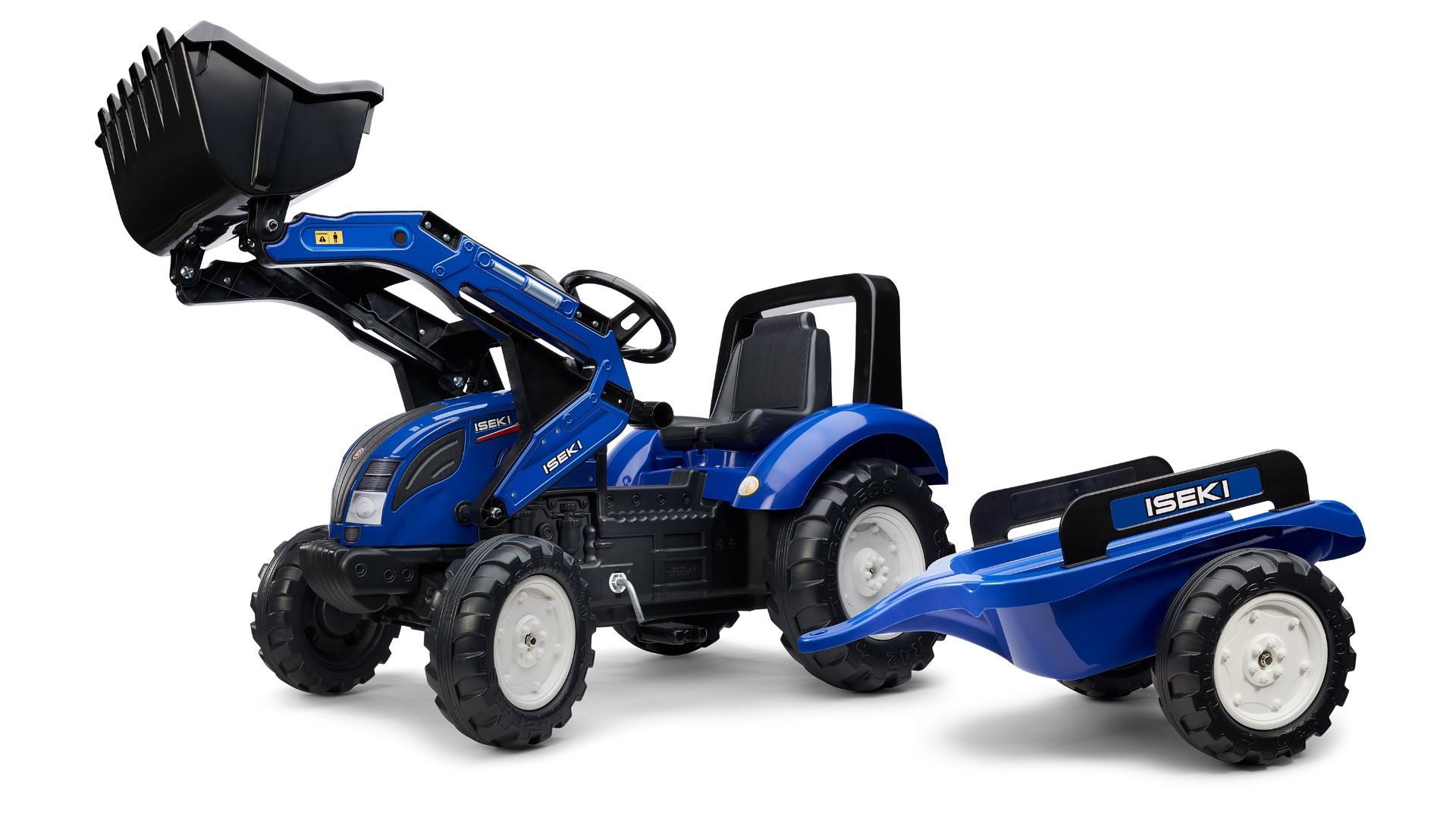 Iseki Tracteur à Pédales avec Remorque et chargeur frontal 3 à 7 ans