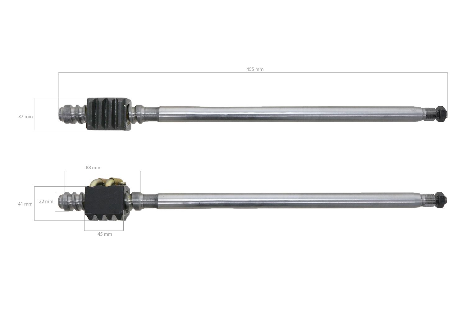 Arbre de direction Iseki TX1300, TX1500, TX2160