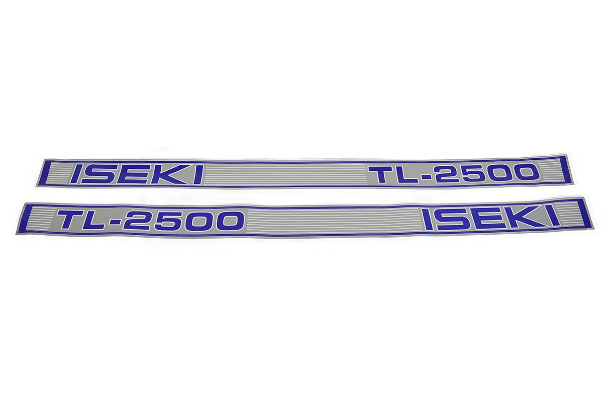 Iseki Autocollants pour capot TL2500