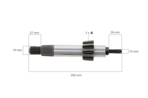 Secteur de direction Ford 1300, 1500, 1700, Kubota, Mitsubishi – Image 2