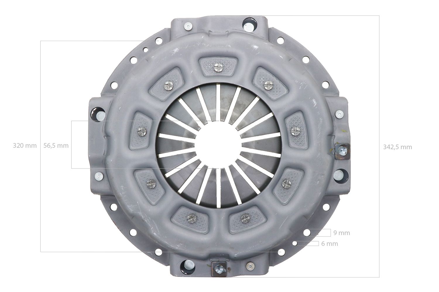 Plateau de pression Kubota L3750, L4150, L4850  MF 1547, 1552, 1553, 1648, 1652, 1655