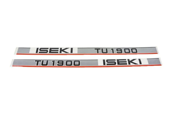 Iseki Autocollant pour capot TU1900