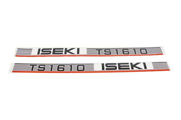 Iseki Autocollant pour capot TS1610