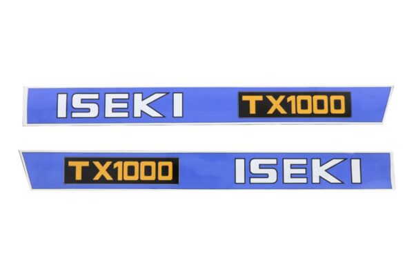 Autocollant pour capot Iseki TX1000