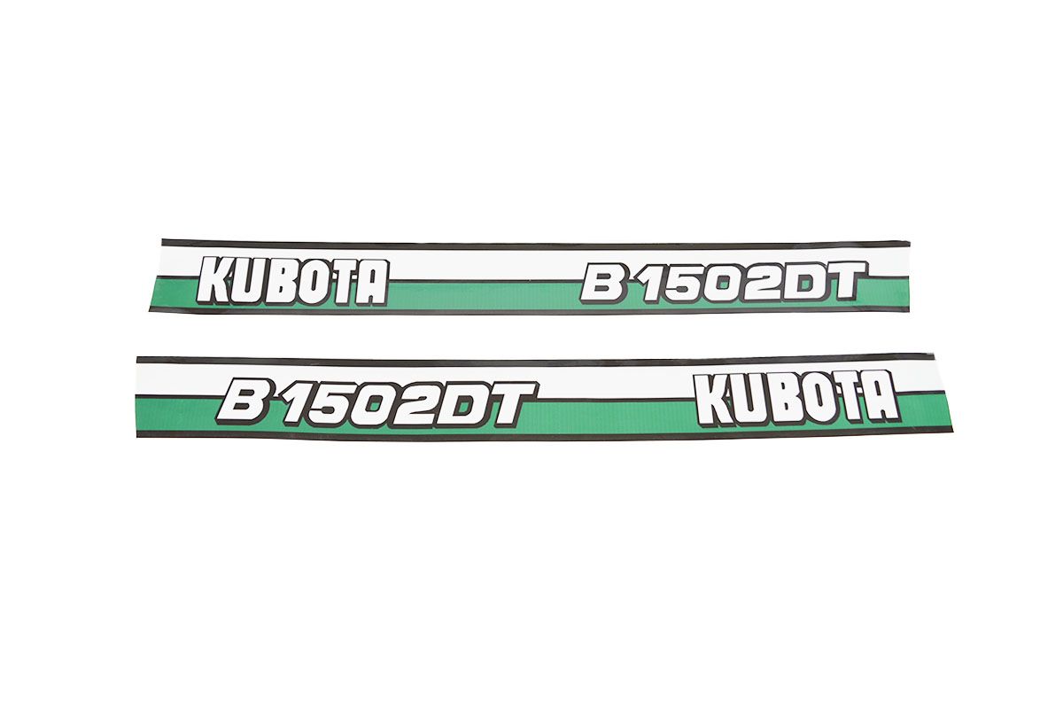 Autocollant pour capot Kubota B1502