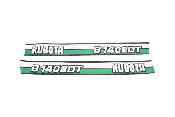 Autocollant pour capot Kubota B1402