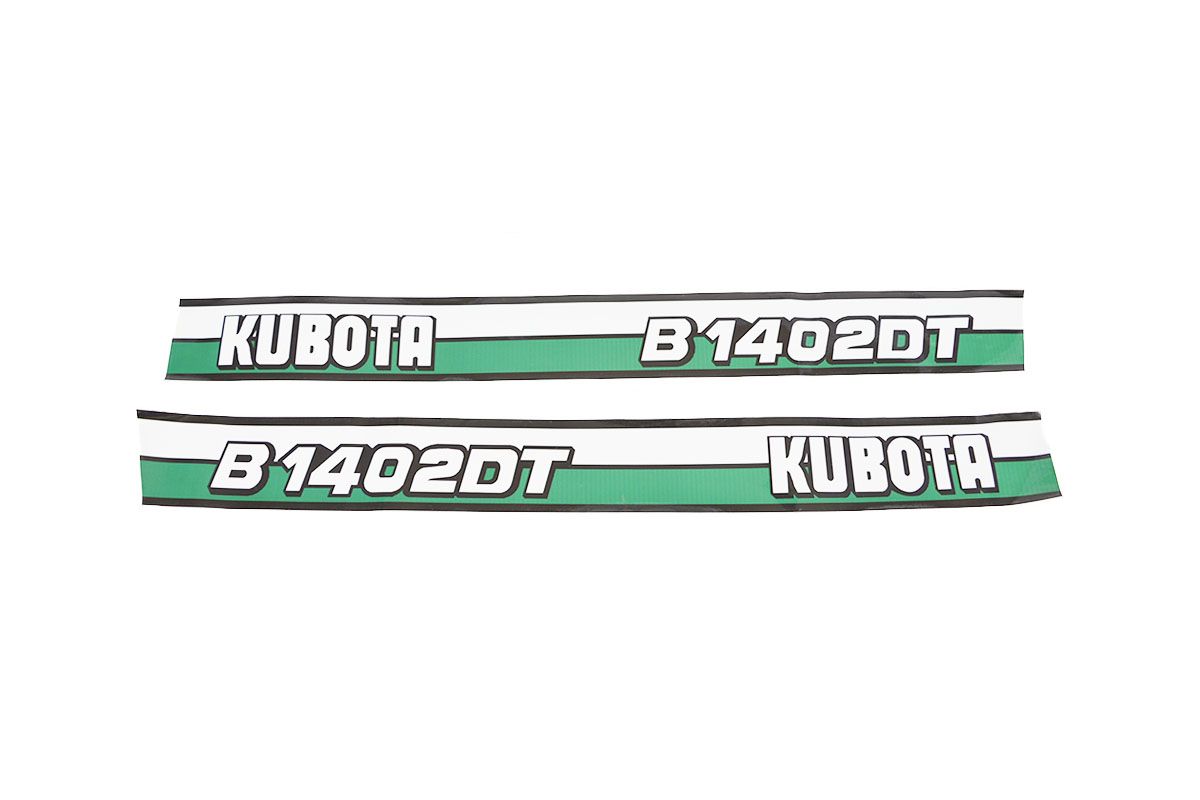 Autocollant pour capot Kubota B1402