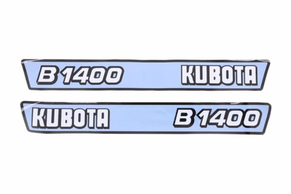 Autocollant pour capot Kubota B1400