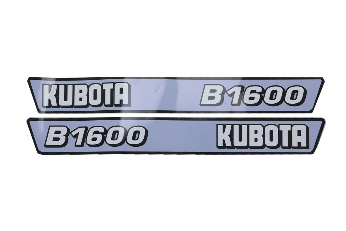 Autocollant pour capot Kubota B1600