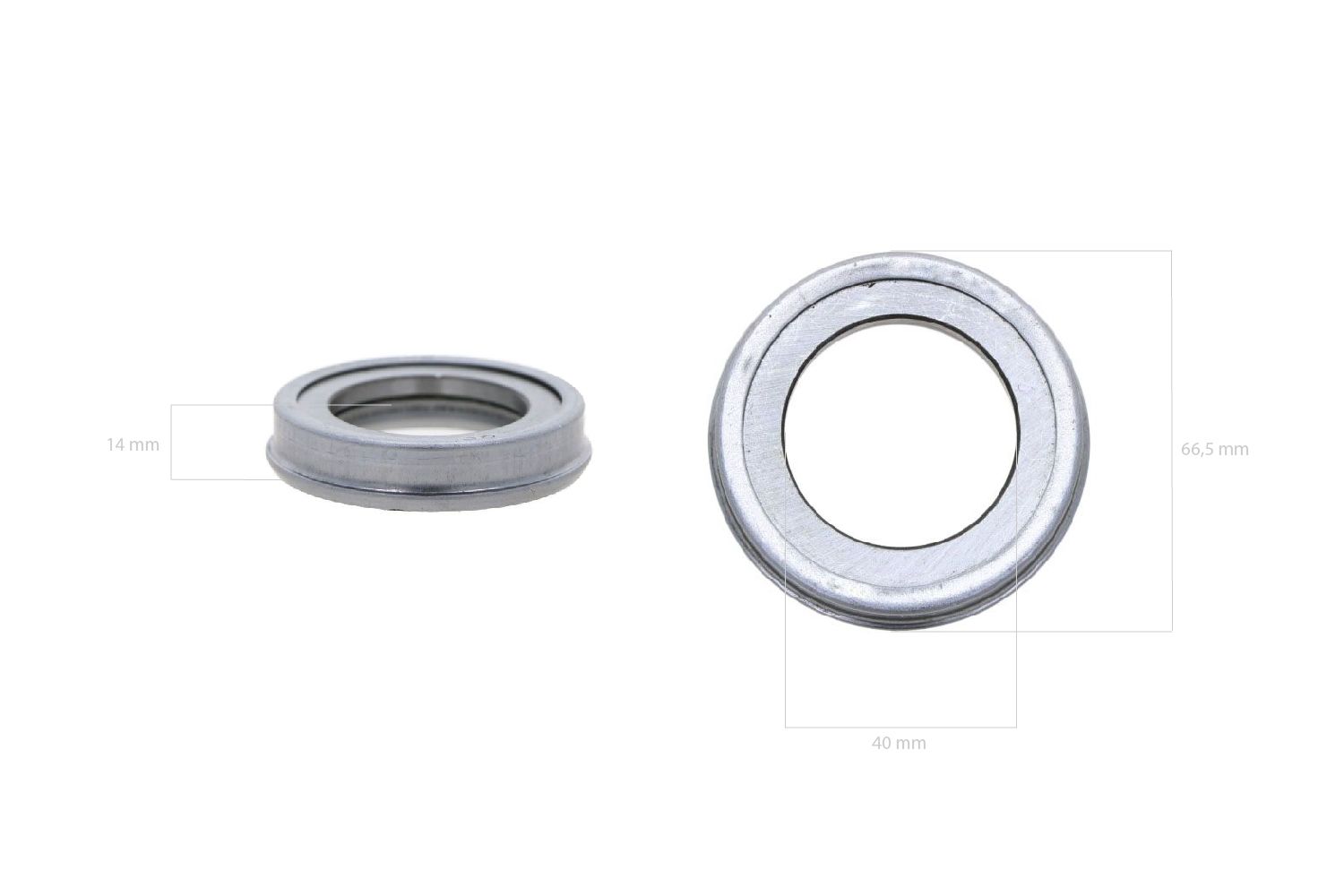 Butée de plateau de pression Iseki TX145, TX155, TX1210, TX1410, TX1510, TX2140, TX2160 63,5x40x14