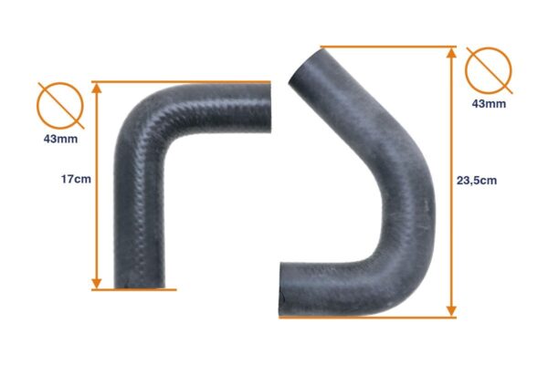 Set durite d'eau Kubota B7000, B7001, Zen Noh – Image 2