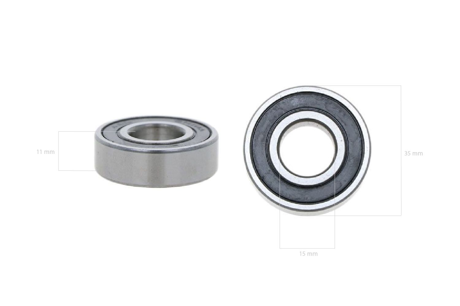 Roulement 6202-2RS, 15x35x11,