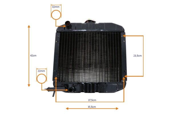 Radiateur Iseki TU180, TU200, TU220, TU240 – Image 4