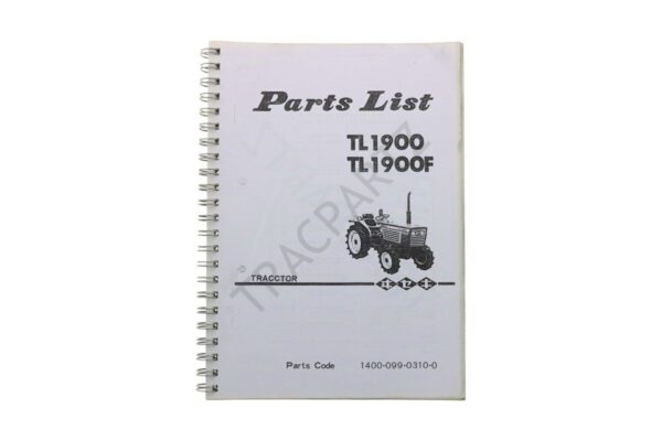 Iseki catalogue de pièces TL1900 (Japonais)