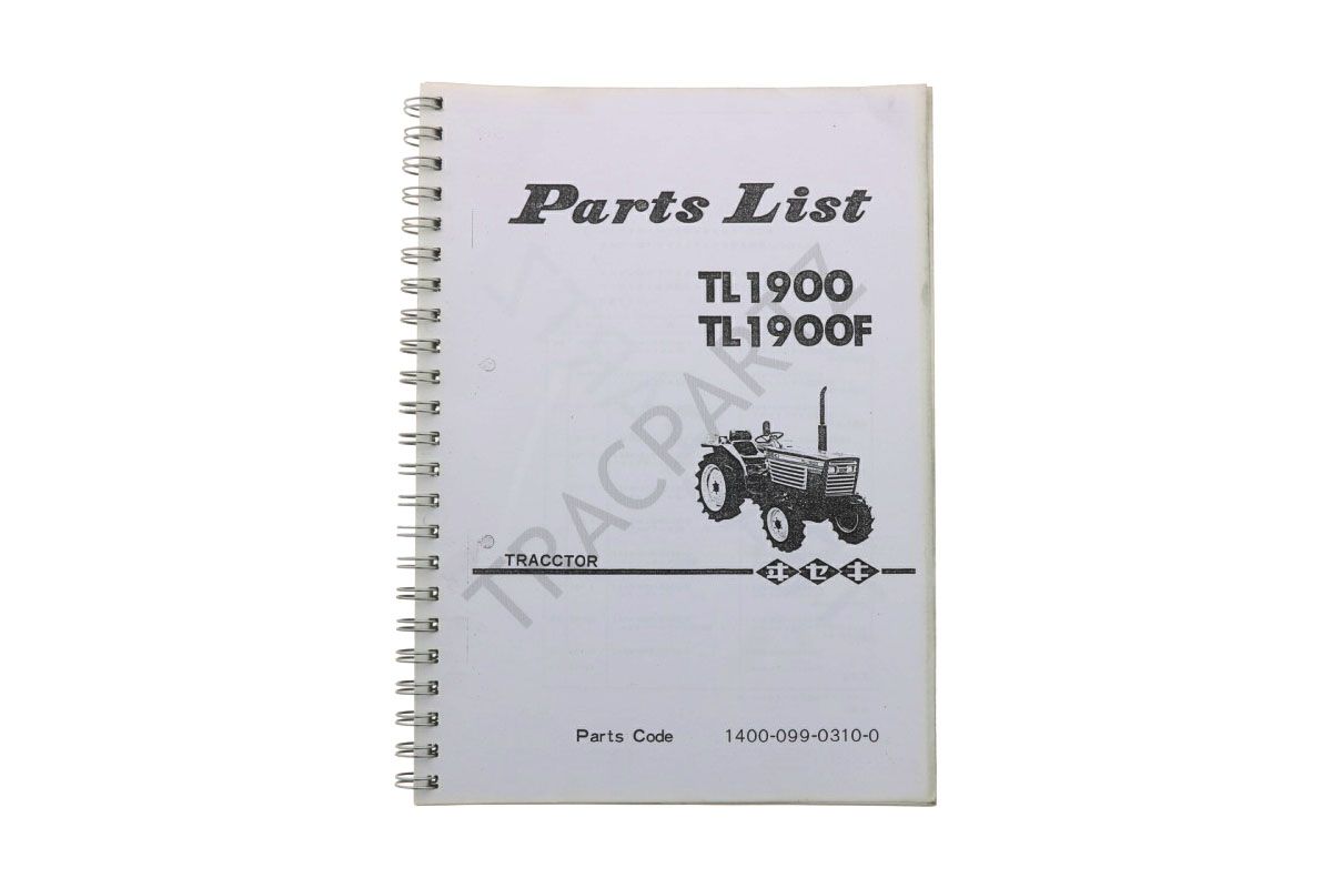 Iseki catalogue de pièces TL1900 (Japonais)