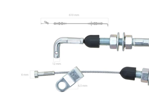 Câble d'accélérateur à main Iseki TA-Types, 5035, 5040, – Image 2