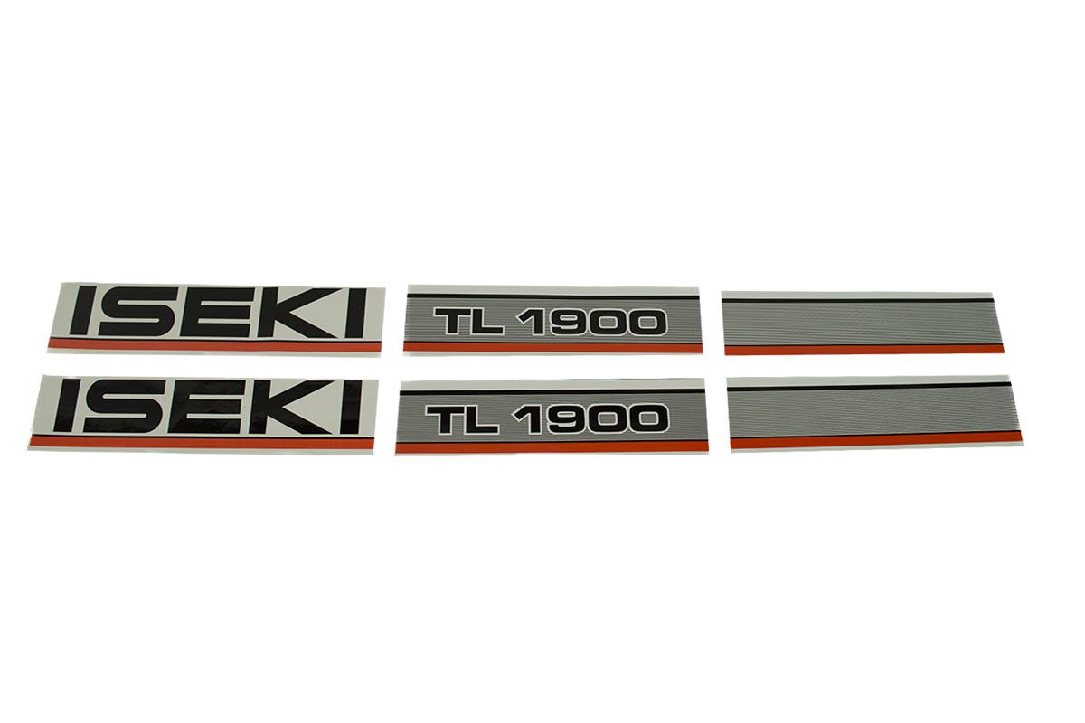 Autocollant pour capot Iseki TL1900