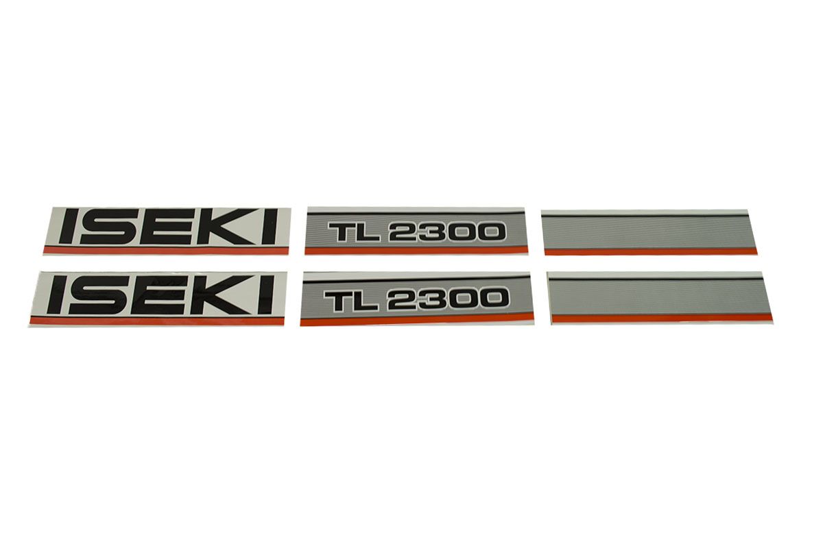 Autocollant pour capot Iseki TL2300