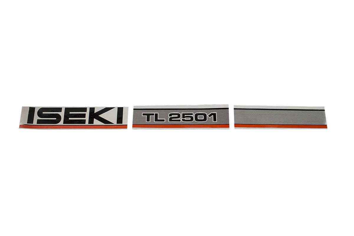 Autocollant pour capot Iseki TL2501