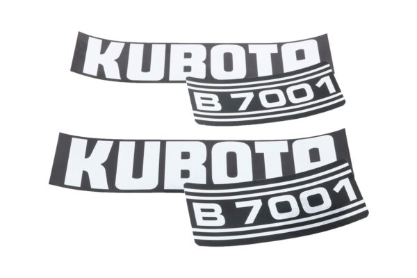 Autocollant pour capot Kubota B7001